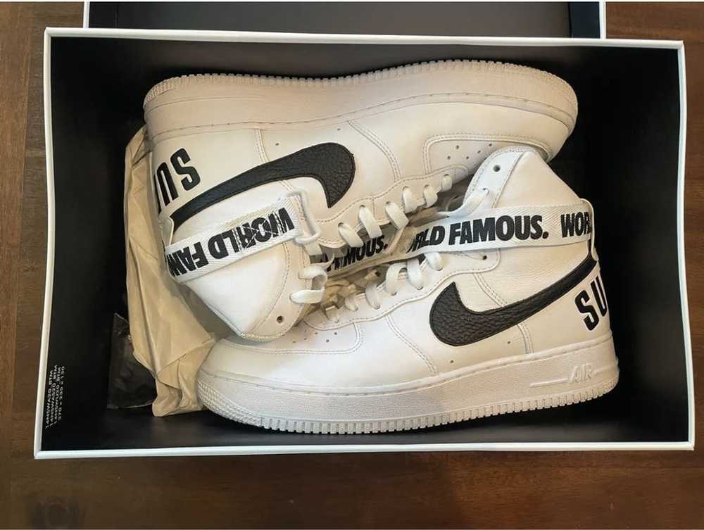 Air Force 1 High Supreme SP World Famous Sneakers/Shoes 698696-610 US 9