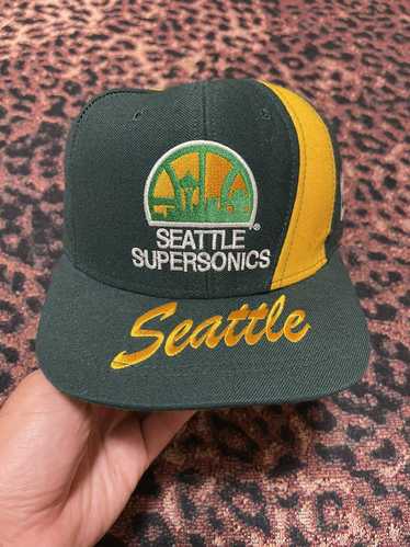 Vintage Seattle Sonics Snapback Hat NWT 90's New With Tags NWT NBA  Basketball Supersonics Payton Kemp – For All To Envy