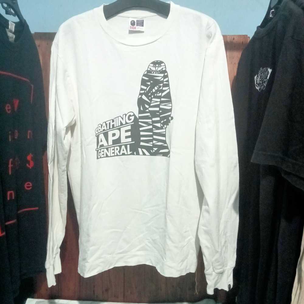 Bape × Vintage Vtg aBathing Ape General T-shirt S… - image 2