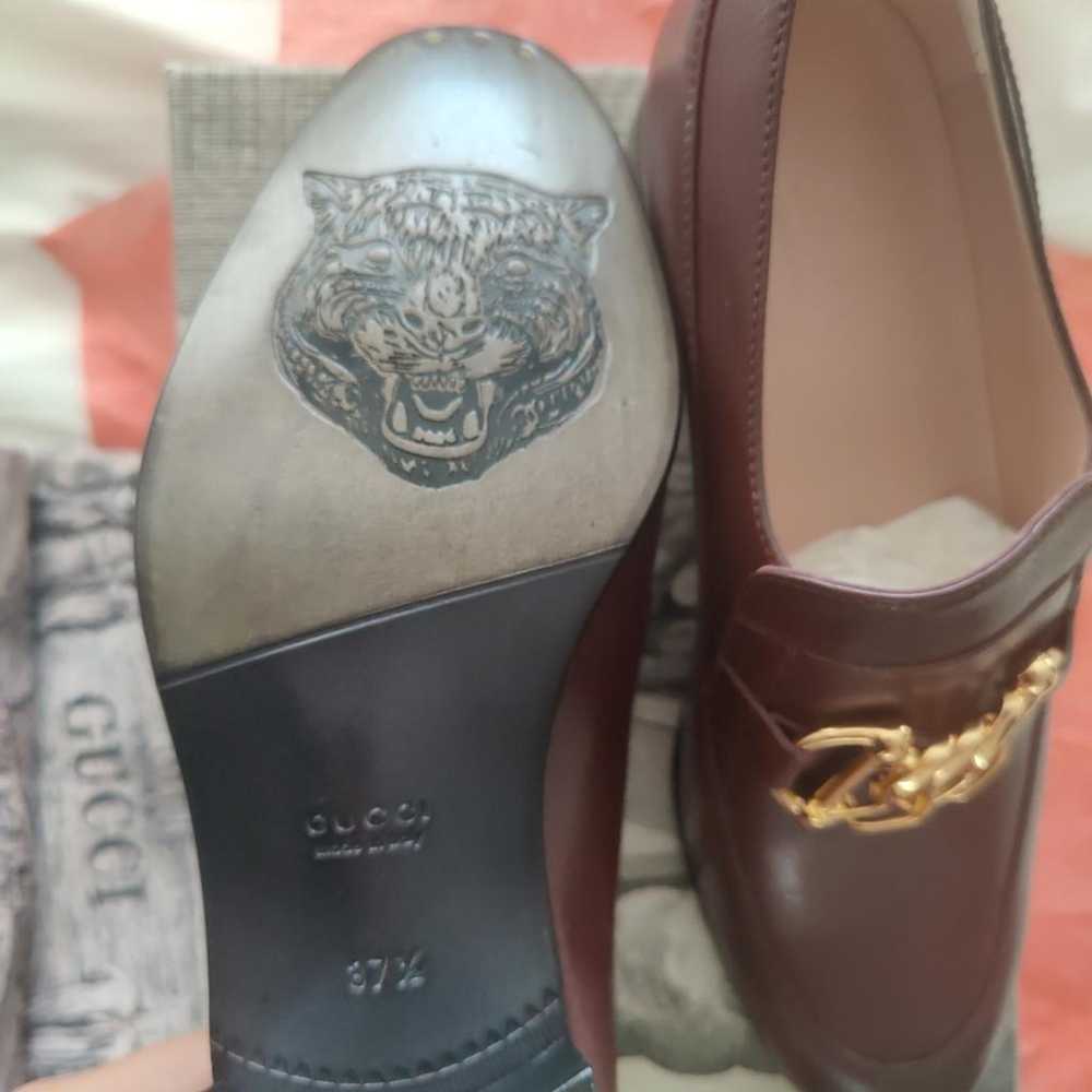 Gucci Ice Lolly leather flats - image 2