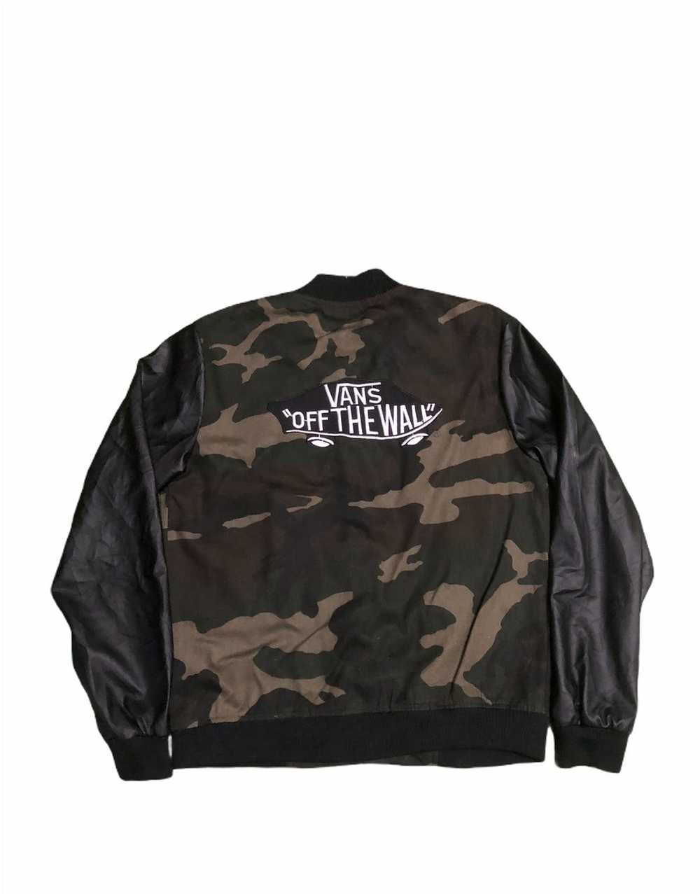 Vans × Varsity Jacket Nice Camouflage Style Varsi… - image 1