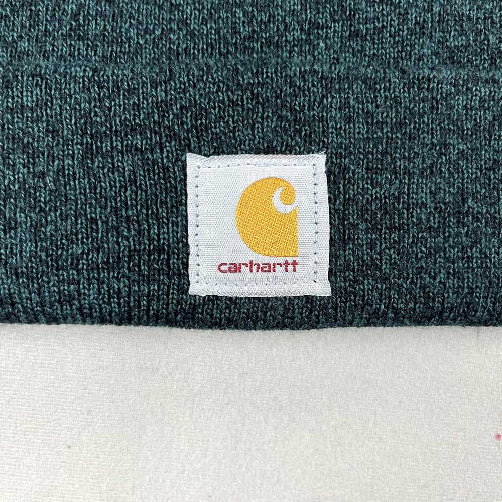 Carhartt Carhartt Beanie Hat Cap Green Stretch Kn… - image 2