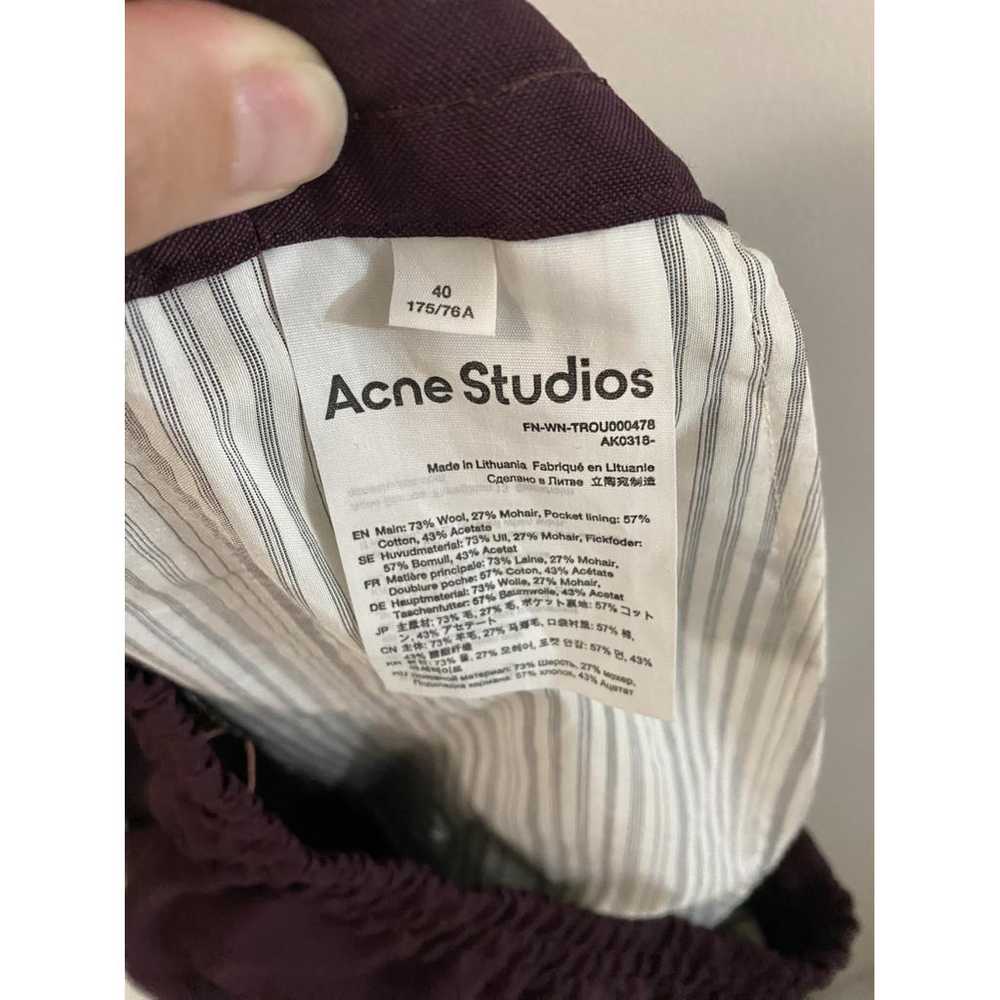 Acne Studios Wool trousers - image 9