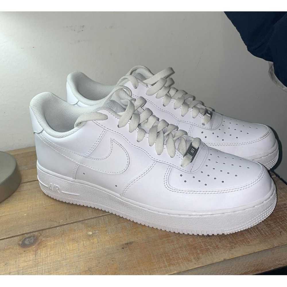 Nike Air Force 1 leather lace ups - image 5