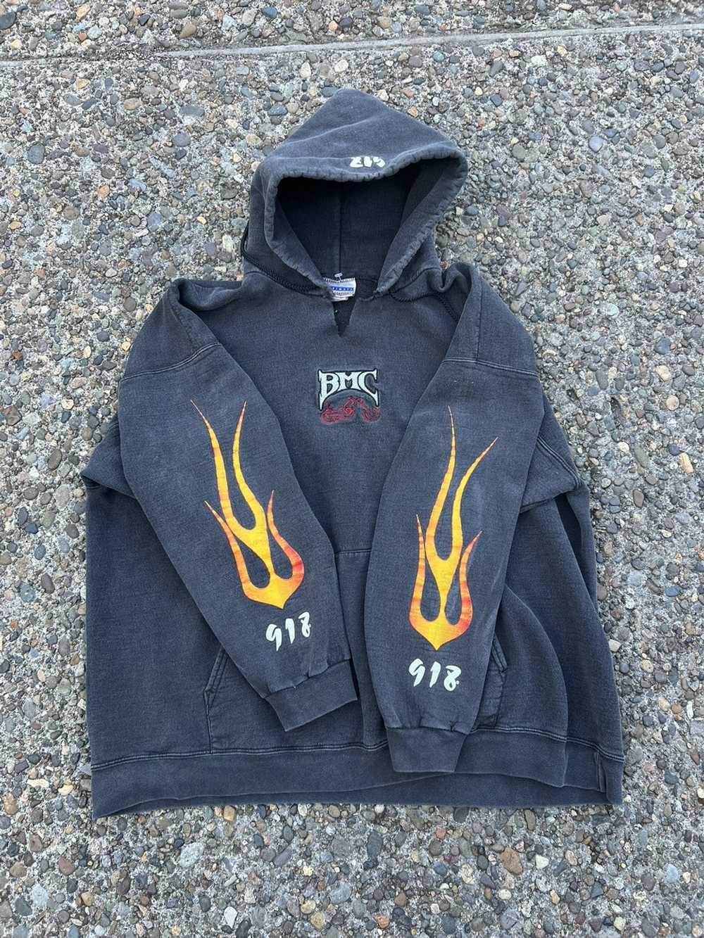 Vintage Vintage West Coast Choppers Flame Hoodie XXL - Gem