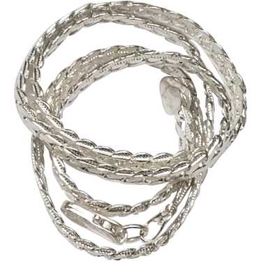 Unisex Sterling Silver Necklace , 20", 26.7gr. - image 1