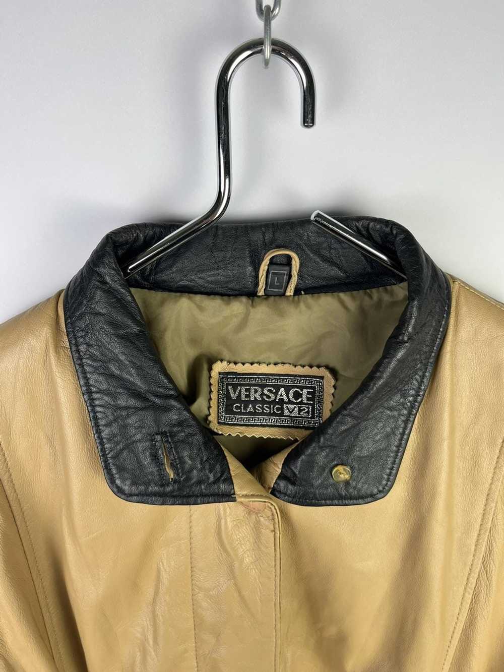 Genuine Leather × Versace × Vintage Versace Class… - image 4