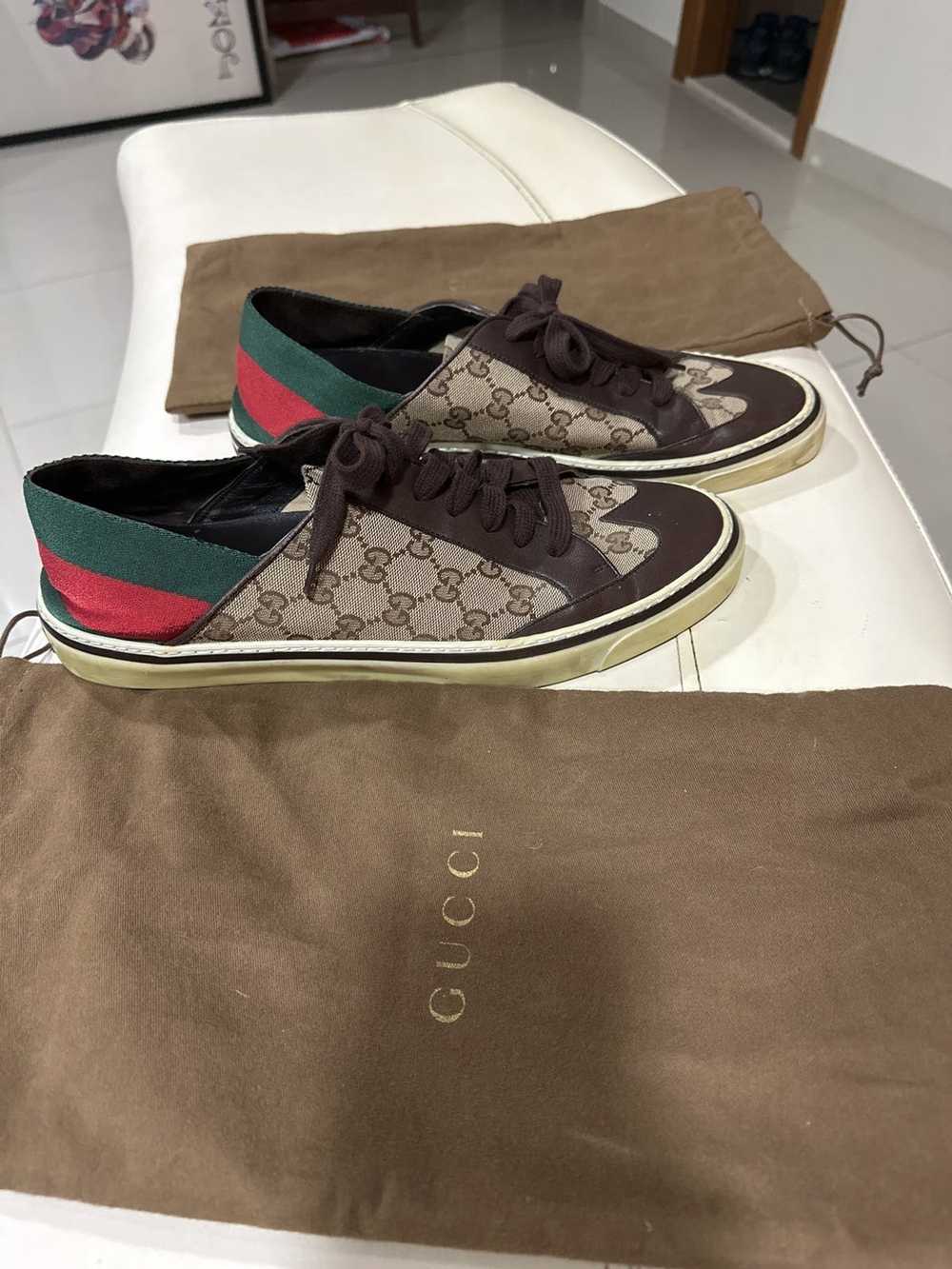Gucci Gucci GG green red sneakers size 11 12 - image 2