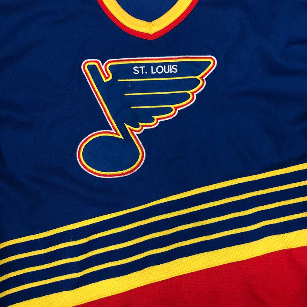 Vintage NHL St. Louis Blues Starter *YOUTH* Jerse… - image 4