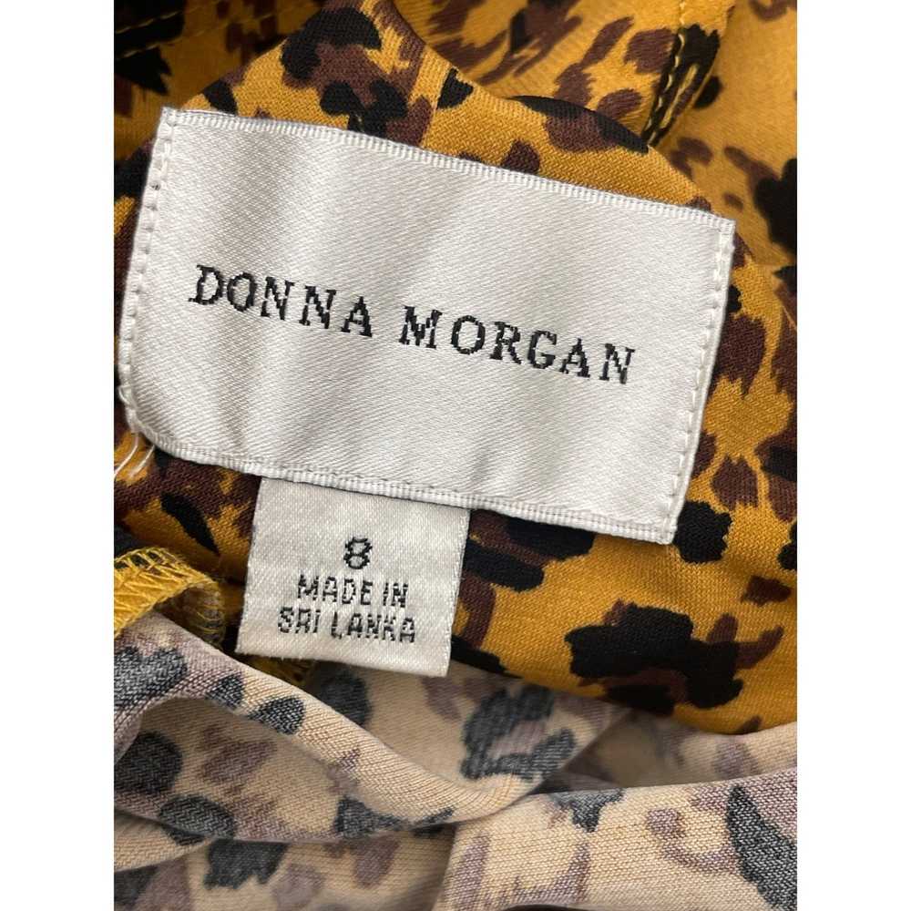 Other Donna Morgan Animal Print Maxi Dress Size 8 - image 8