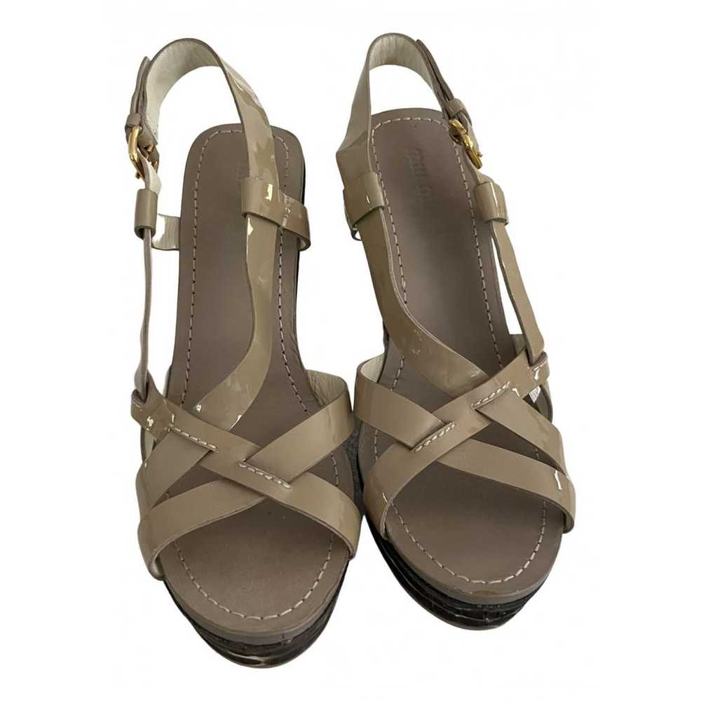 Miu Miu Patent leather sandal - image 1