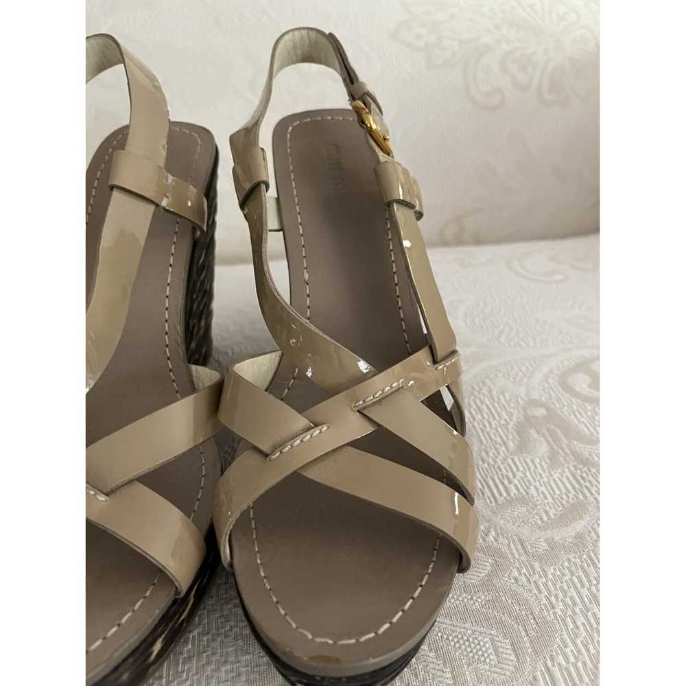 Miu Miu Patent leather sandal - image 3