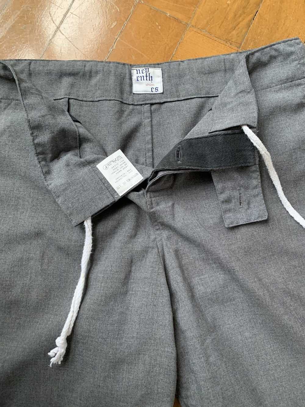 Nepenthes New York Drop crotch grey tailored shor… - image 5