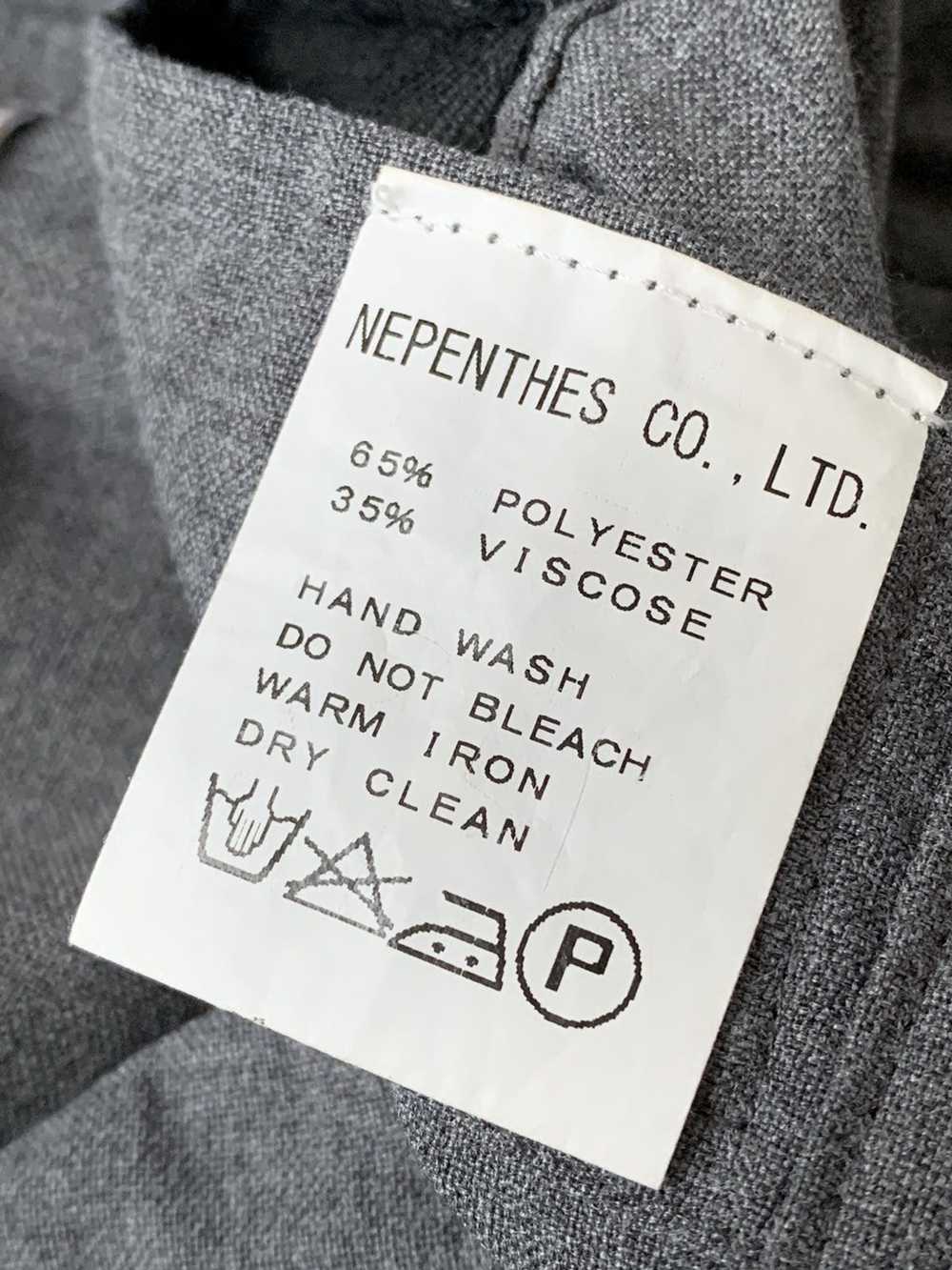 Nepenthes New York Drop crotch grey tailored shor… - image 7