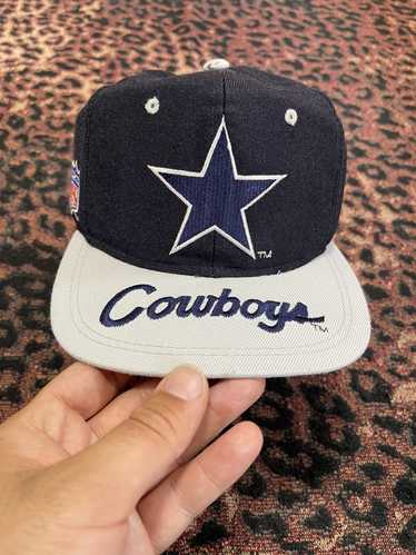 Vintage Logo Athletic Diamond Cut Hat Dallas Cowboys GRAIL RARE 3 Stripes  90s