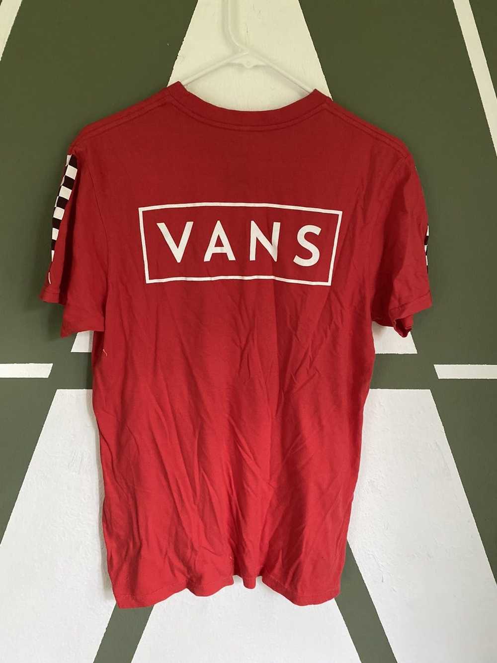Vans Red Vans T-shirt