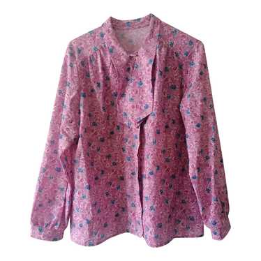 Chemise à fleurs Paisley - Chemise rose à fleurs b