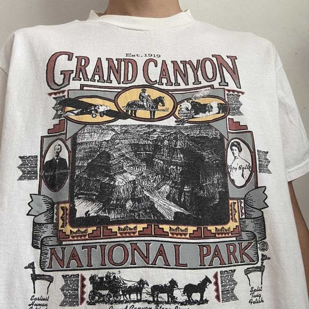 Tultex × Vintage Vintage Grand Canyon 1990s Graph… - image 3