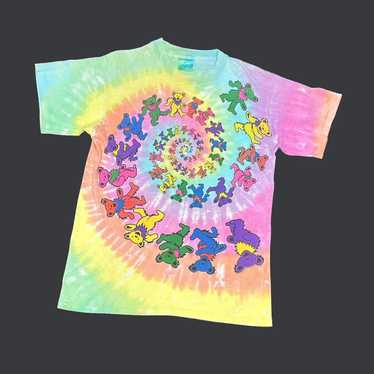 Grateful Dead “ Spiral Bears 1995 “ Original Vintage Rock Tie Dye T-Sh –  American Vintage Clothing Co.