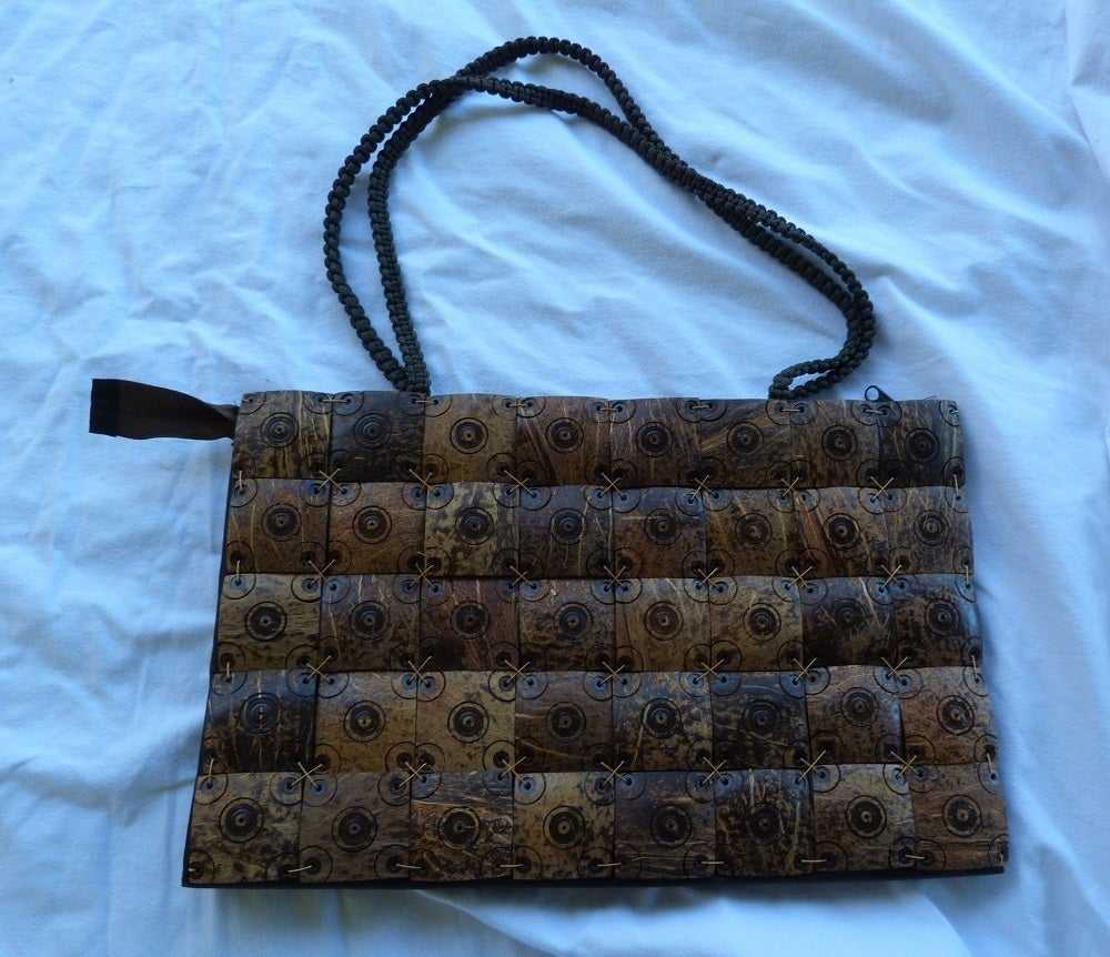 Large 70's tote bag - Large handmade tote bag - w… - image 2