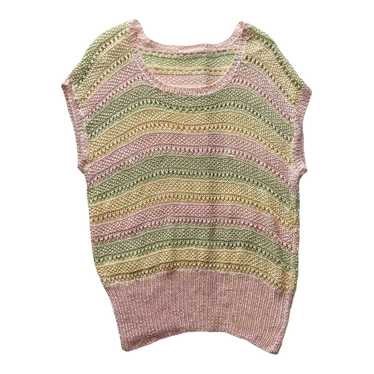 Pull sans manches pastel - Pull long sans manches 