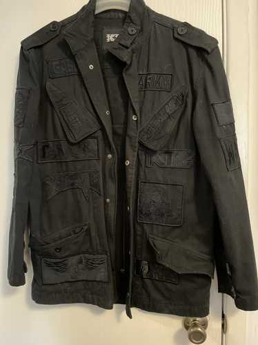 Kokon to Zai × Ktz Black Patch work military jacke