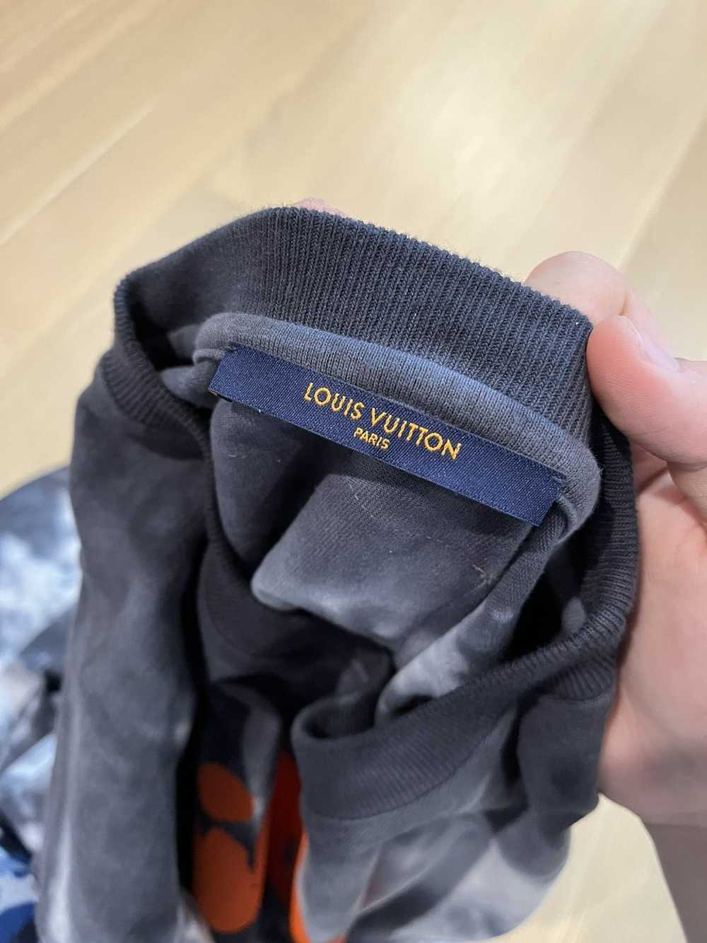 Louis Vuitton Women's Hooded Zip Jacket Monogram Tie Dye Polyester Blend  Blue 21199135