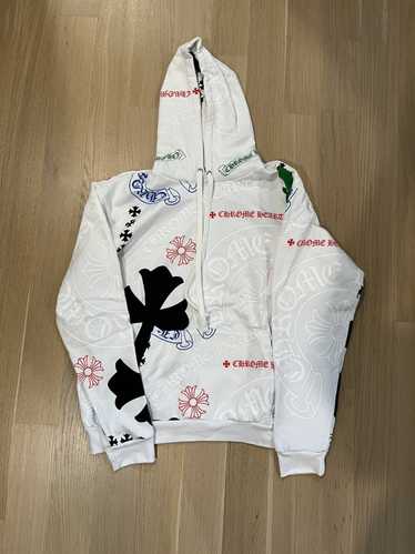 Chrome Hearts Chrome Hearts Stencil Hoodie (White)