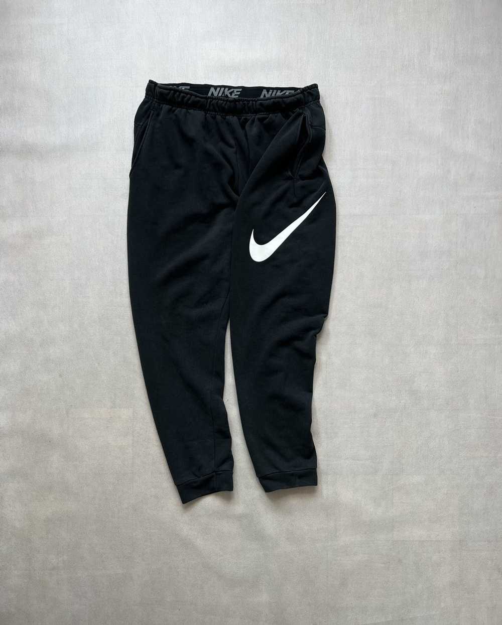 Nike Trousers Nike big logo swoosh black - image 1