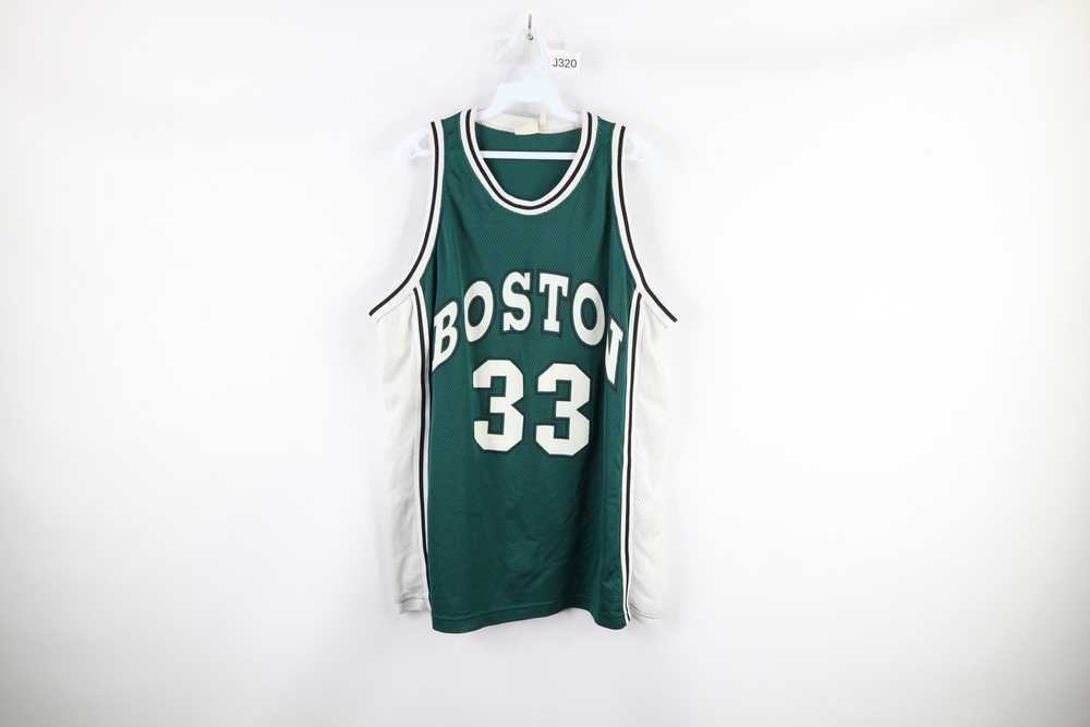 Larry Bird #33 Boston Celtics Retro Hardwood Classics Swingman Green Jersey  NWT