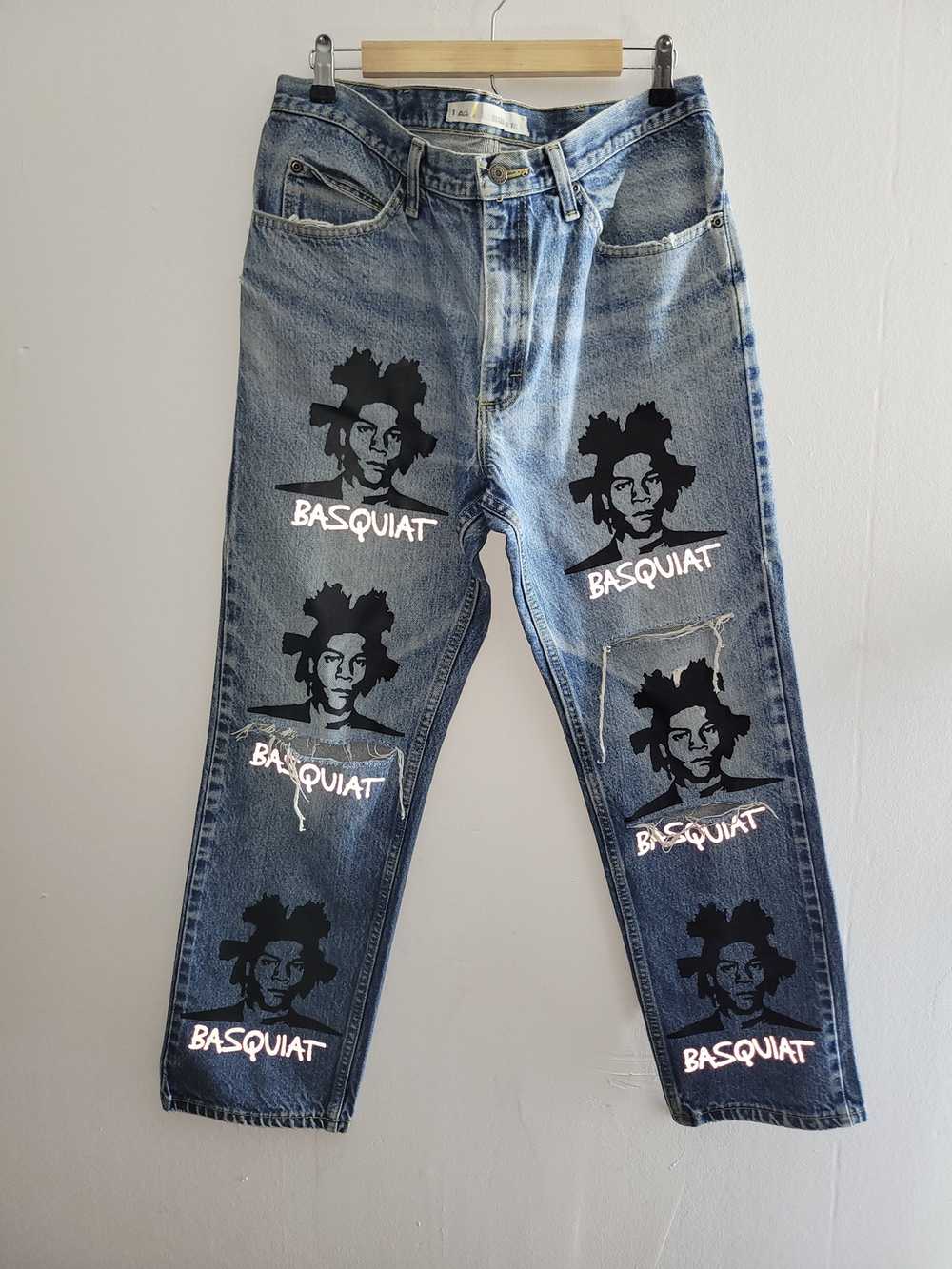 Art × Jean Michel Basquiat × Vintage Vintage Cust… - image 2