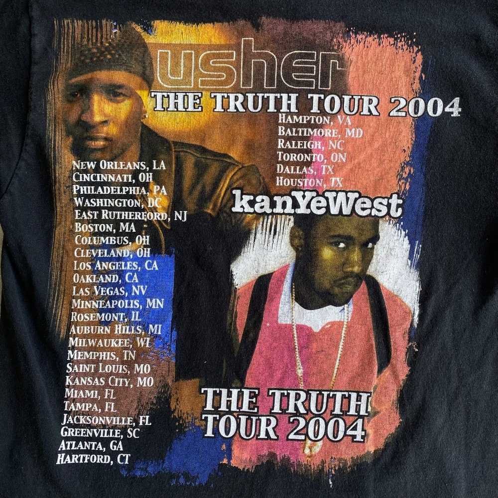 Streetwear 2004 The Truth Tour Usher Kanye West T… - image 3