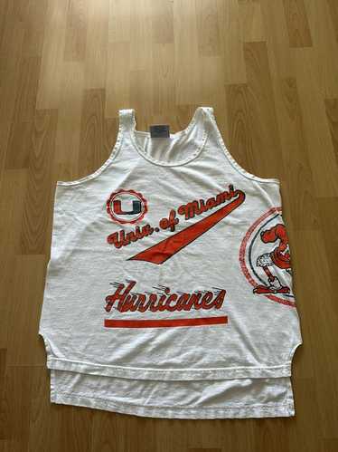 1990's MIAMI REDHAWKS #11 RUSSELL ATHLETIC SLEEVELESS BASEBALL JERSEY -  Classic American Sports