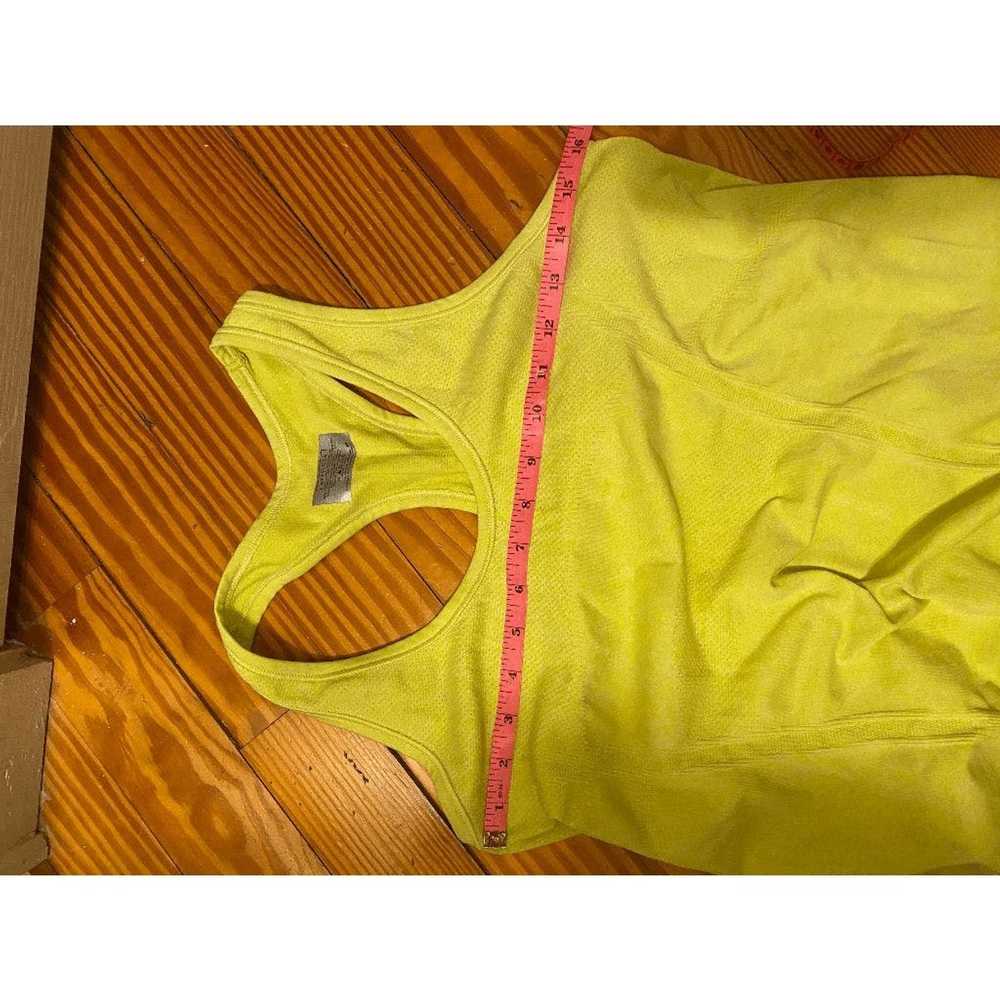 Athleta Athleta Fastest Track Racerback Neon Yell… - image 9