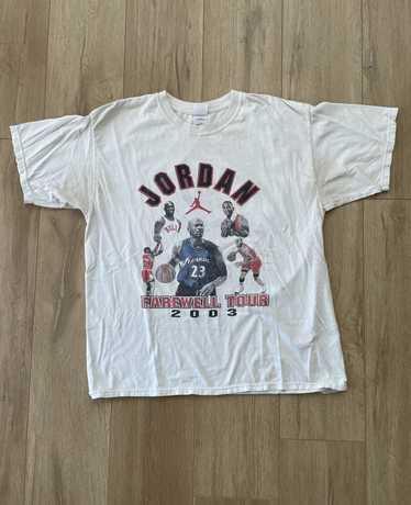 Vintage Nike Jordan 23 Chicago Gray Short Sleeve T Shirt Men Size 2XL -  beyond exchange