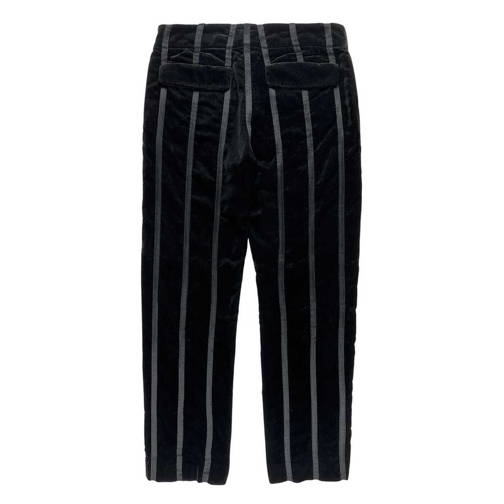 Undercover AW02 Striped Velour Pants - image 2