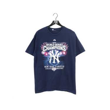 New York Yankees 2009 World Series Champions Men's Blue Shirt Size M Medium  VTG