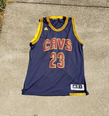 Adidas Mens Lebron James #23 Cleveland Cavaliers Cavs Jersey XL Rookie NBA  Blue