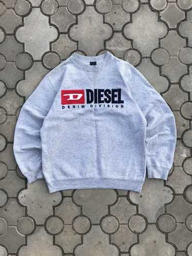 Diesel × Vintage Vintage Diesel Spell Out Y2K Swe… - image 1