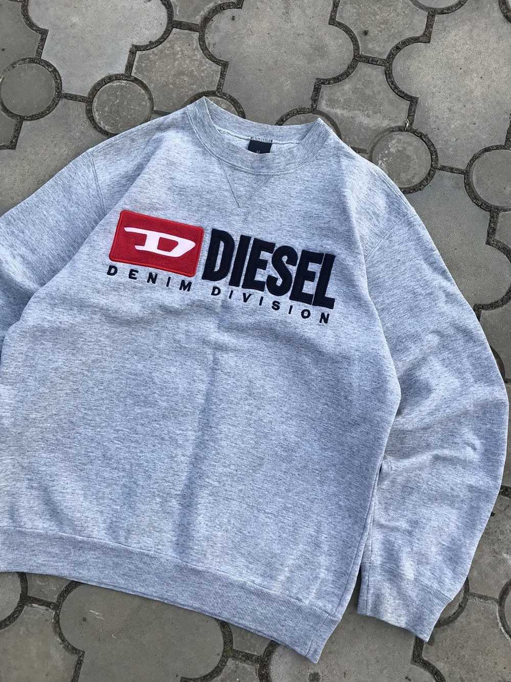 Diesel × Vintage Vintage Diesel Spell Out Y2K Swe… - image 3