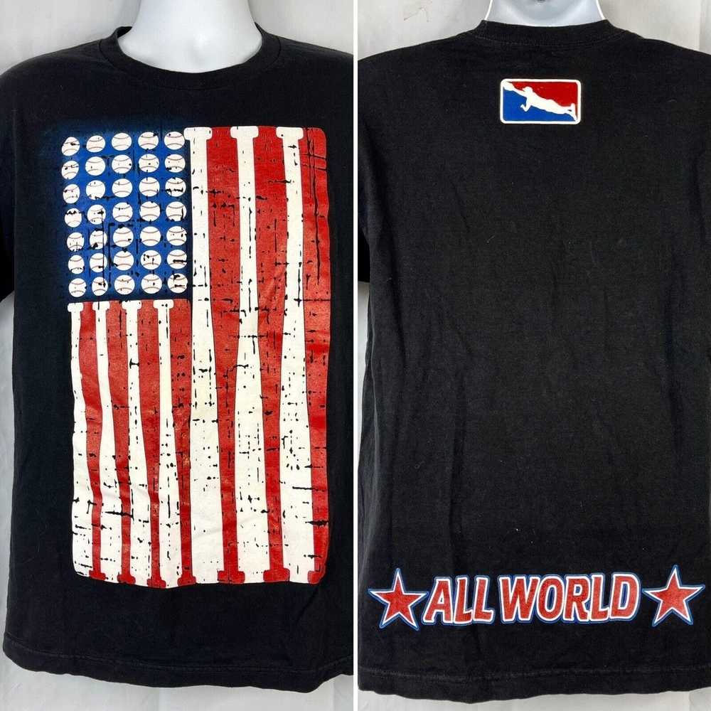 Streetwear Baseball All World USA Bats & Balls Am… - image 1