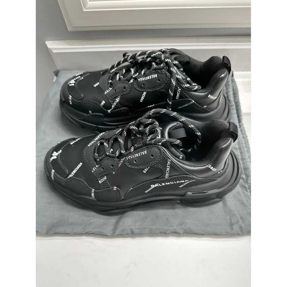 Balenciaga Triple S leather low trainers - image 6