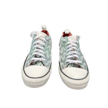 Converse Converse Chucks Shoes w/ Green & White S… - image 1