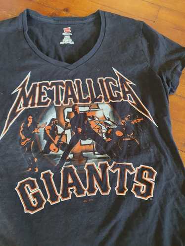 SFGiants on X: Now available at #SFGiants Dugout Stores, the call up of  the week, $20 Metallica t-shirt. #SFGiants #MetallicaNight   / X