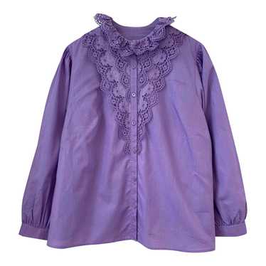 Austrian blouse - Austrian cotton blouse in paste… - image 1