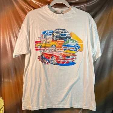 Vintage Vintage 80’s Ford Shelby Mustang T-Shirt … - image 1