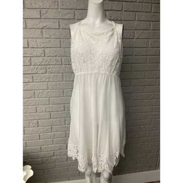 Other White Mesh / Lace Lingerie Dress Size 1XL - image 1