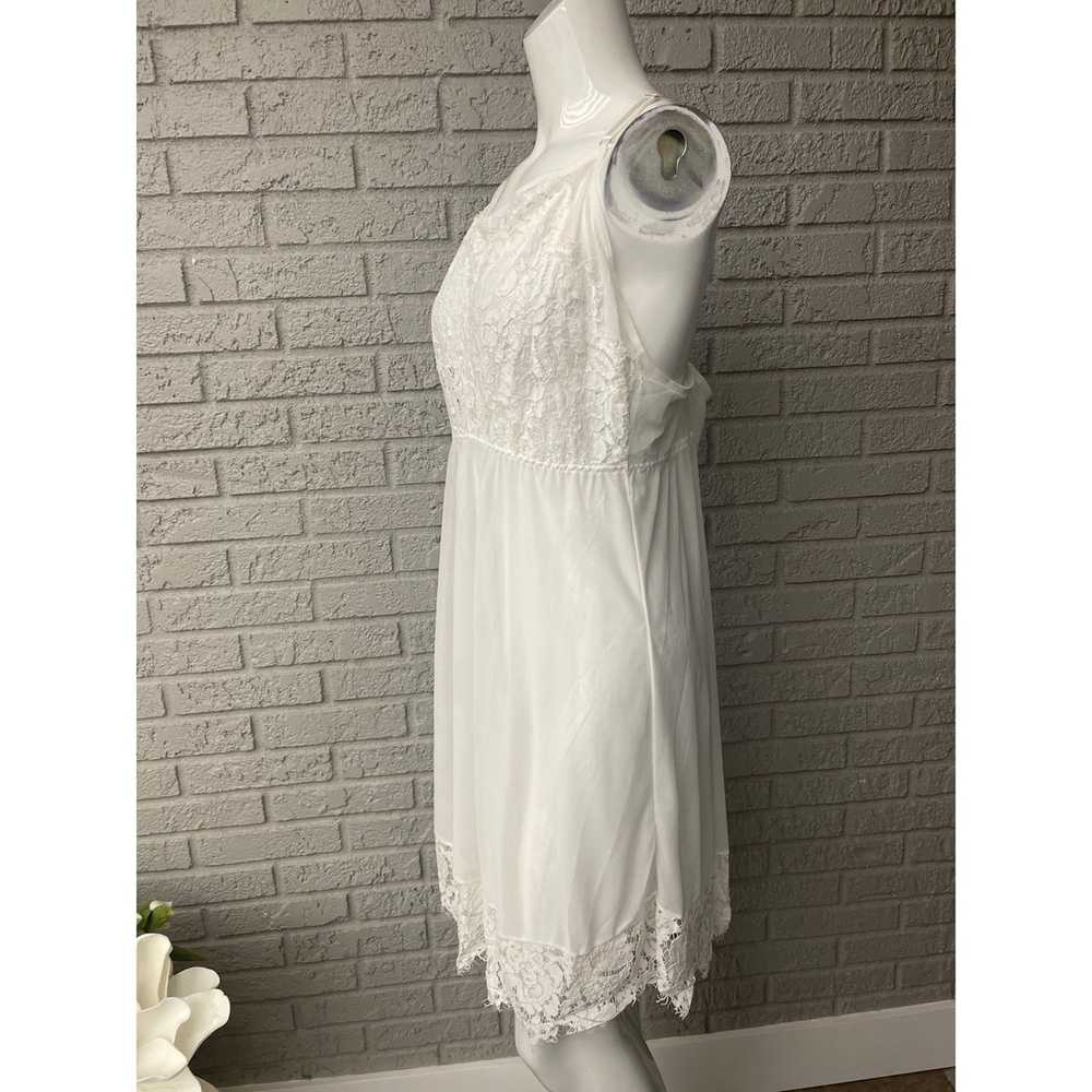 Other White Mesh / Lace Lingerie Dress Size 1XL - image 3