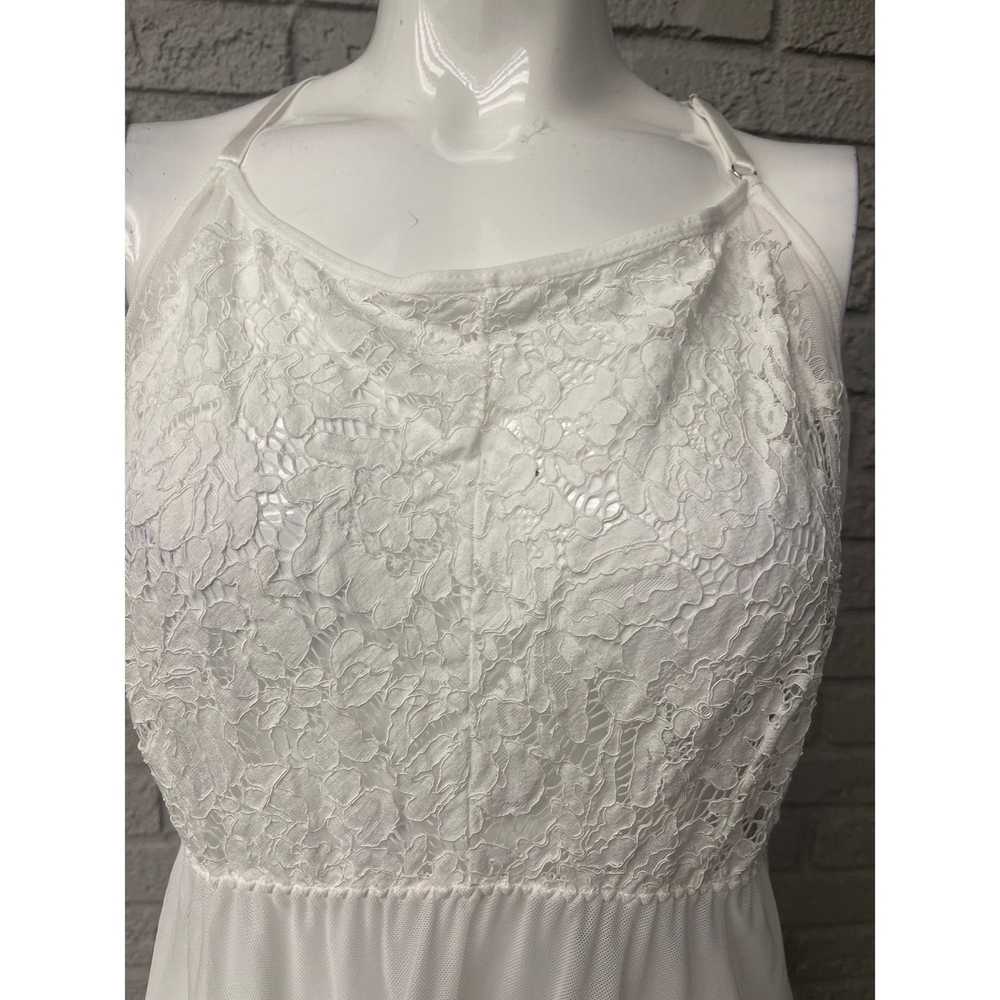 Other White Mesh / Lace Lingerie Dress Size 1XL - image 5