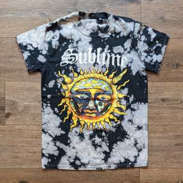 Sublime Band Tee Vintage Retro Distressed Crop Top, Short Sleeve Crop – CM  DYED